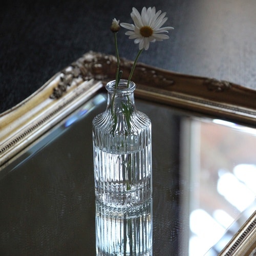 花瓶 プチフラワーベース クリア アン