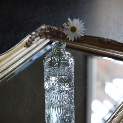 花瓶 プチフラワーベース クリア ドゥ