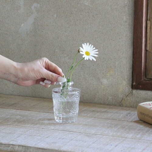 花瓶 プチフラワーベース クリア セットゥ