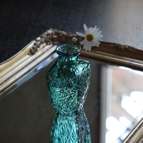 花瓶 プチフラワーベース グリーン シス