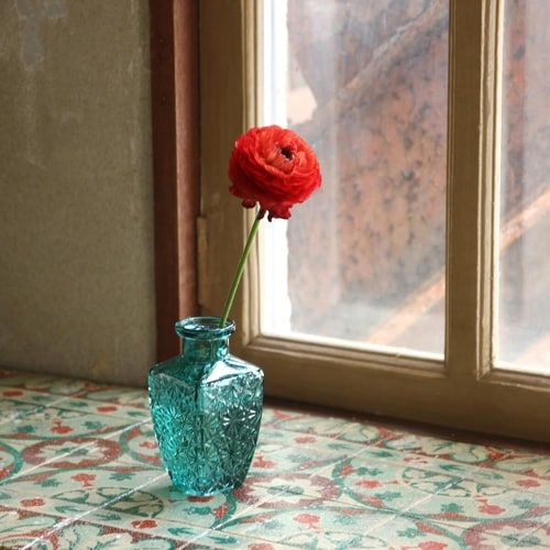 花瓶 プチフラワーベース グリーン シス