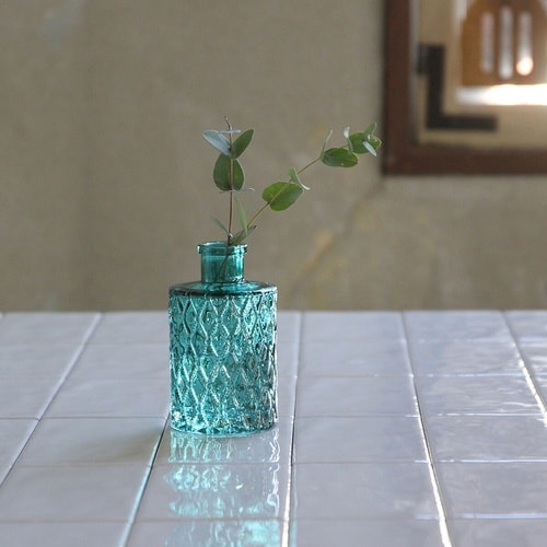 花瓶 プチフラワーベース グリーン トロワ