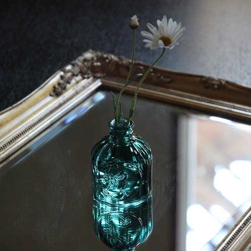 花瓶 プチフラワーベース グリーン サンク