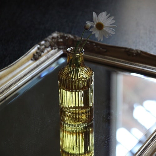 花瓶 プチフラワーベース アンバー アン