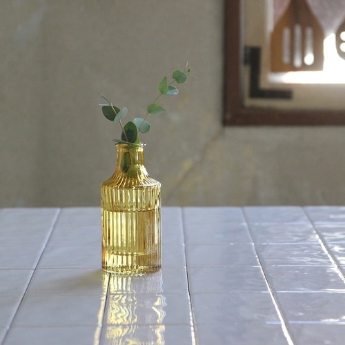 花瓶 プチフラワーベース アンバー アン