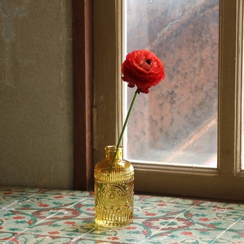 花瓶 プチフラワーベース アンバー ドゥ