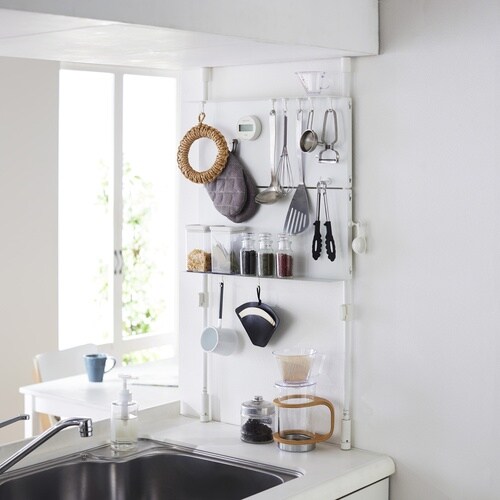 突っ張りラック キッチン つっぱり パネルラック