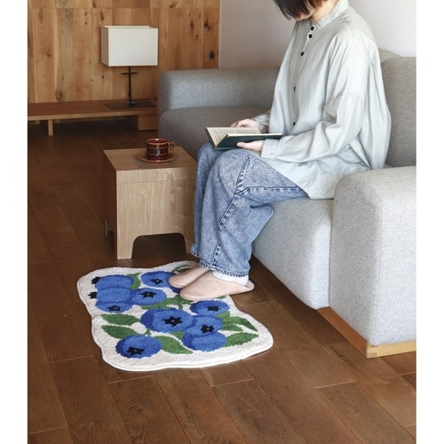 玄関マット EIBORIE ブルーベリー