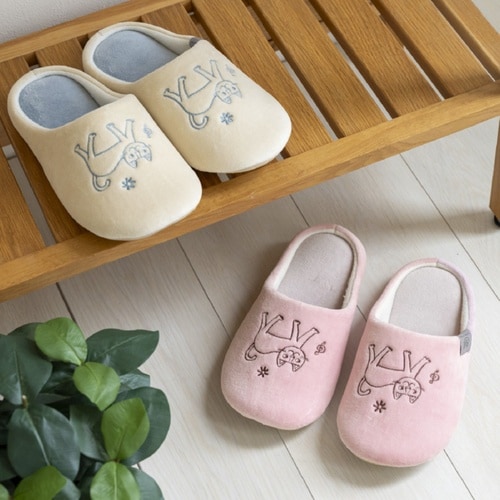 スリッパ 23から25cm ベージュ