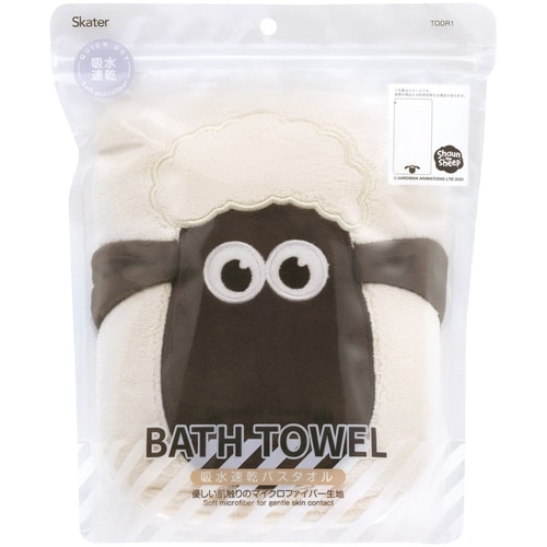 バスタオル 吸水速乾 60×120cm ショーン