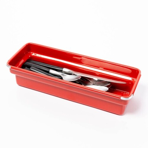 収納ケース OBLONG TRAY レッド