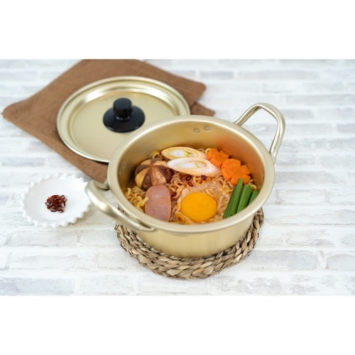 両手鍋 16cm アルミ製 味覚探訪 韓国編