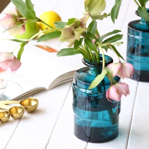 花瓶 VALENCIA ブルー