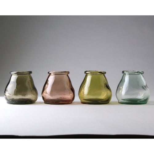 花瓶 VALENCIA リサイクルガラス ブラウン