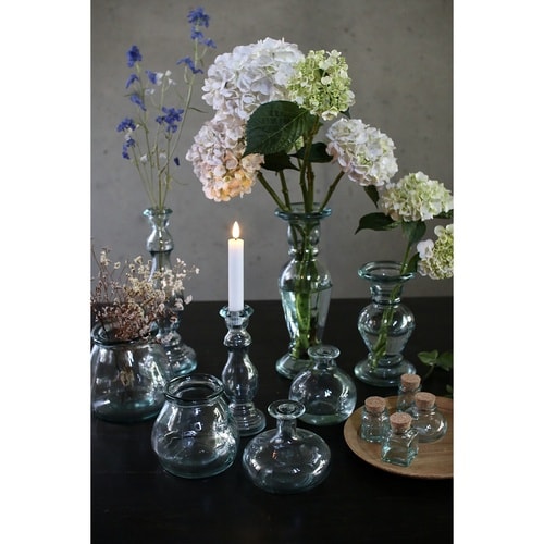 花瓶 リサイクルガラス HURRICANE L