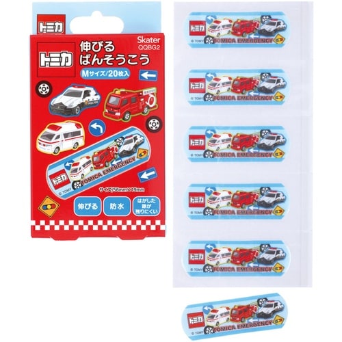 絆創膏 伸びるばんそうこう M L トミカ M