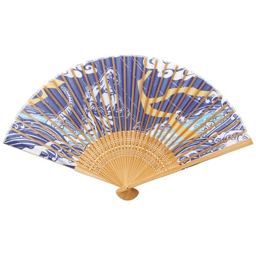 扇子 ゴジラ 和柄