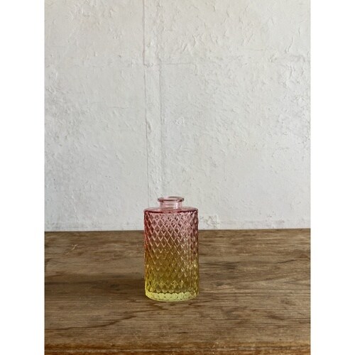 花瓶 プチフラワーベース ショート ピンク