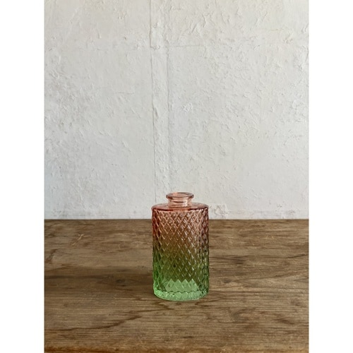 花瓶 プチフラワーベース ショート グリーン