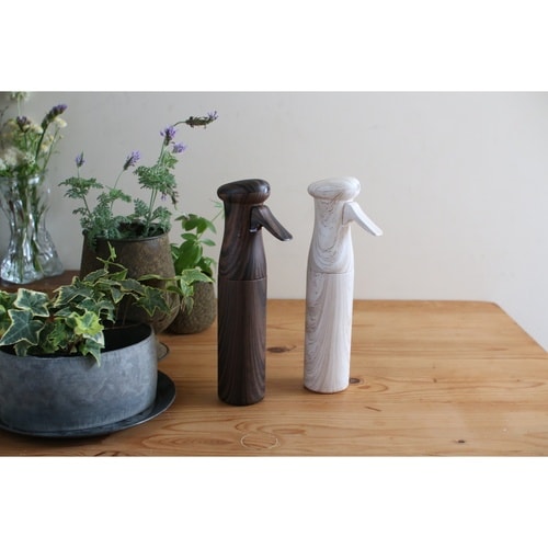 スプレーボトル 木目 グレイッシュブラウン