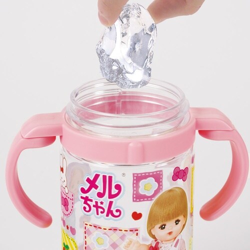 ストローマグ 折りたたみ 370ml メルちゃん
