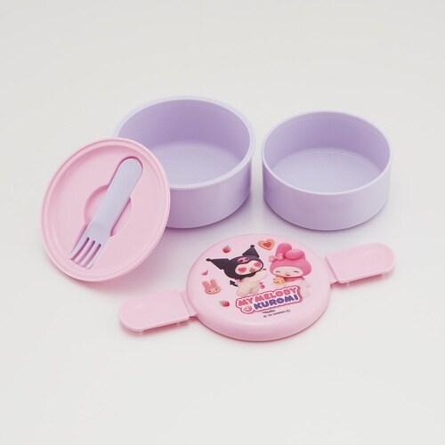 弁当箱 2段 500ml 丸型ランチボックス2段