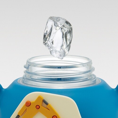 水筒 650ml ラバーマスコット付ストローボトル