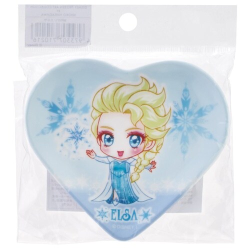 プレート メラミン ミニプレート ハート エルサ