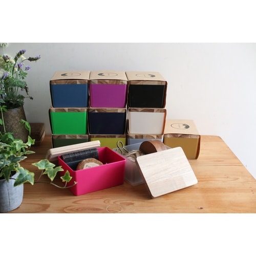 収納ボックス KITOHAKO ふた付き ブラック