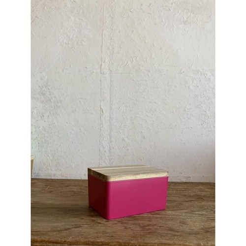 収納ボックス KITOHAKO ふた付き ピンク