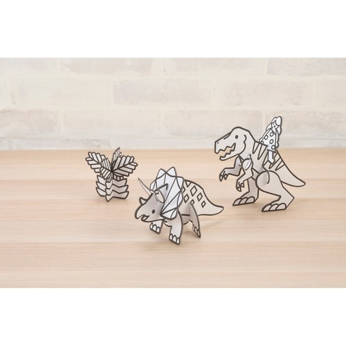 おもちゃ はじめてのダンボール工作キット 恐竜