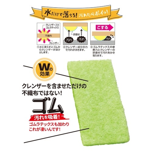 クレンザーシート 30枚入り 水だけで落ちる