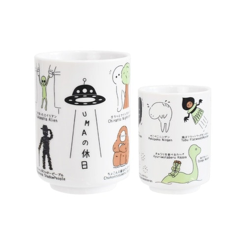 湯呑み 280ml YURU−MA UMAの休日