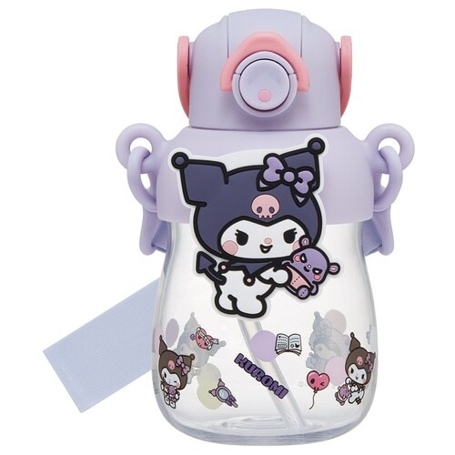 水筒 650ml ラバーマスコット付ストローボトル