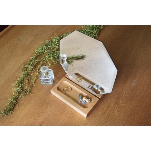 スタンドミラー モーメント 八角形