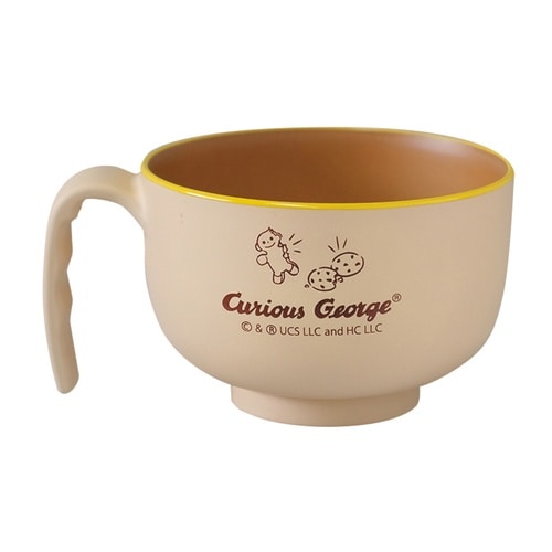 汁椀 おさるのジョージ CG 塗手付汁わん