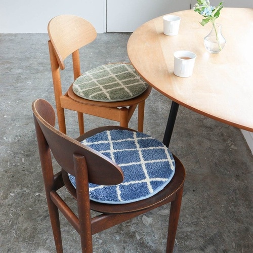 チェアパッド ブルー