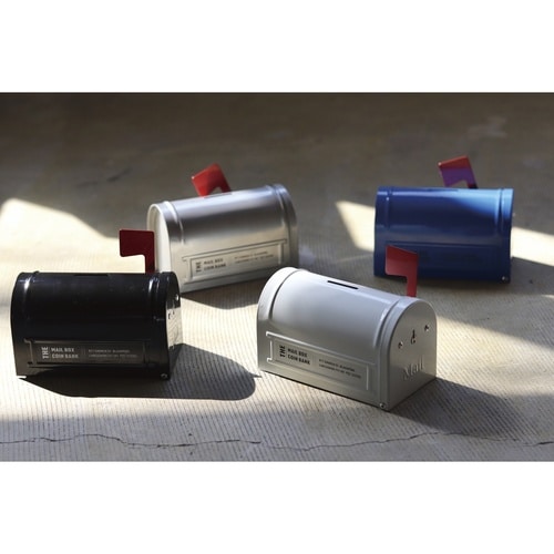 貯金箱 ポストジェネラル メールボックス ブラック