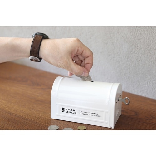 貯金箱 ポストジェネラル メールボックス ホワイト