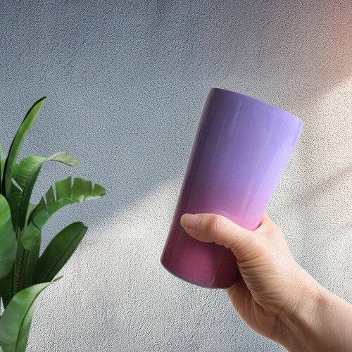 タンブラー 450ml ピンク×バイオレット
