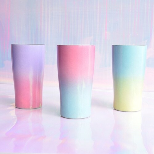 タンブラー 450ml ピンク×バイオレット