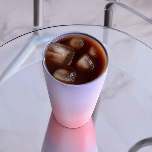 タンブラー 450ml ピンク×バイオレット