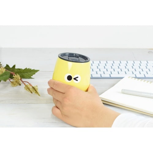 タンブラー イロイロオメメ イエロー