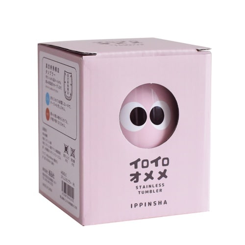 タンブラー イロイロオメメ ピンク