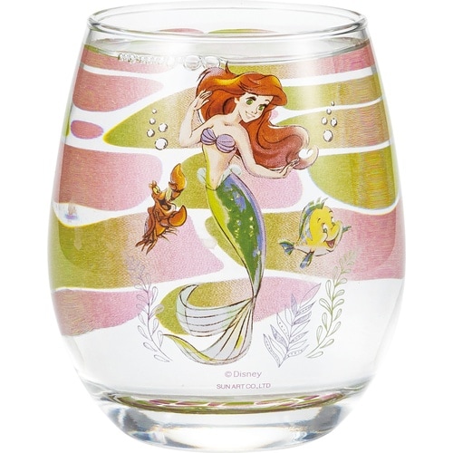 グラス 330ml 3Dグラス リトルマーメイド