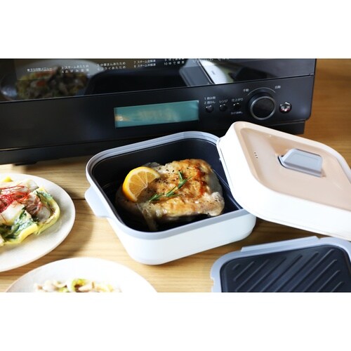 レンジパン 角型 フタ付き 食洗機対応