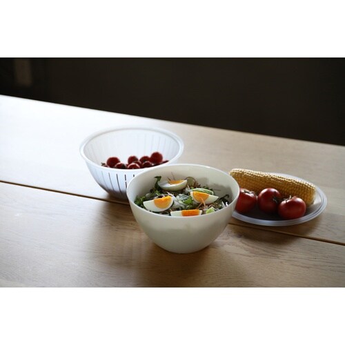 抗菌耐熱レンジザルボウル 5P ベージュ