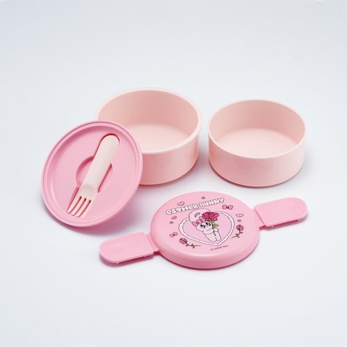 弁当箱 500ml 丸型ランチボックス2段