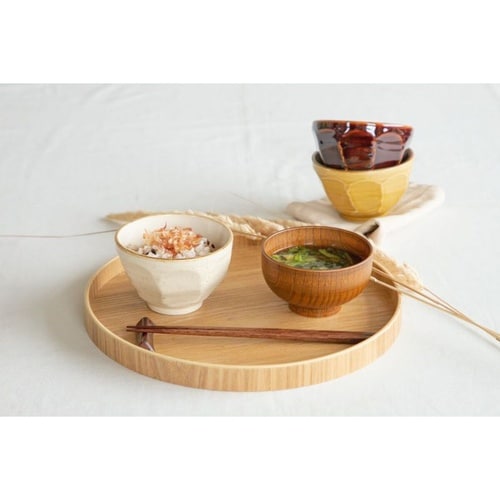 茶碗 面取り飯碗 茶