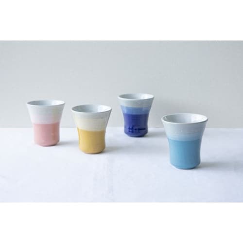 コップ さらさ フリーカップ 黄色